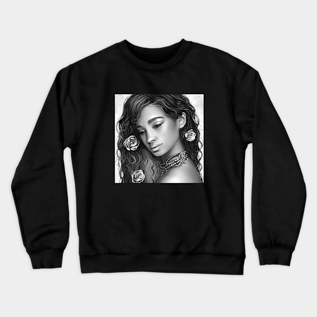 Black Girl Magic Crewneck Sweatshirt by AnnieDreams